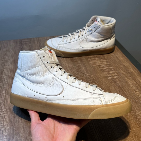 NIKE BLAZER MID '77 Men's Size 13 Shoes White Gum D07432-900 Shoes Sneakers